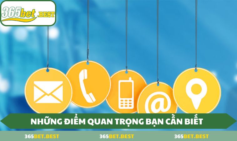 Nhung diem quan trong ban can biet Những điểm quan trọng bạn cần biết