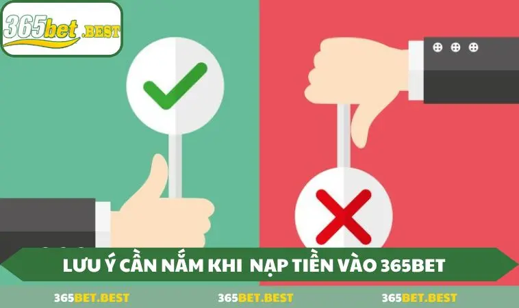 nhung luu y can nam khi nap tien Những lưu ý quan trọng cần nắm khi giao dịch nhà cái